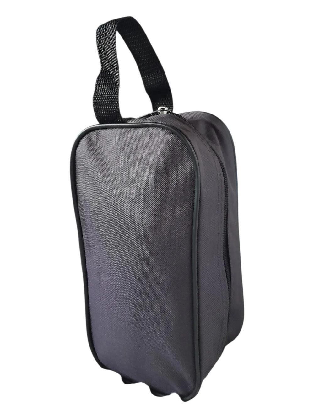 Bob Mackie Black Travel Toiletry Bag Cosmetic Pouch with Carry Handle